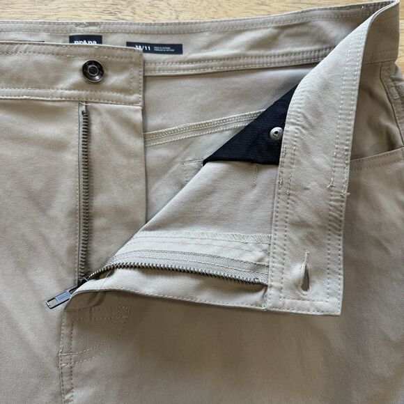 Prana Brion Short II Mens 38 Beige Standard Fit 11” Casual Everyday Stretchy EUC - Picture 4 of 12